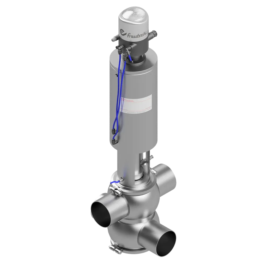Válvula elevación higiénica DNMV apertura total