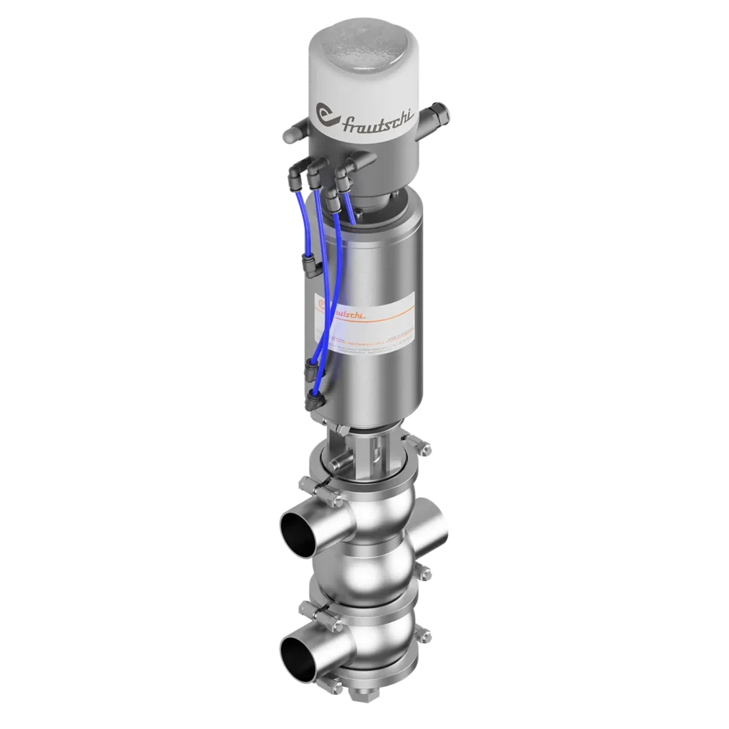 Válvula elevación higiénica antimezcla